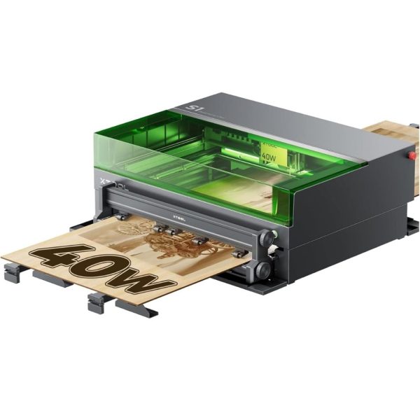 Grabadora Láser xTool S1 40W + Alimentador Automático + Rotativo RA2 Pro + Base Elevadora – Entrega Inmediata
