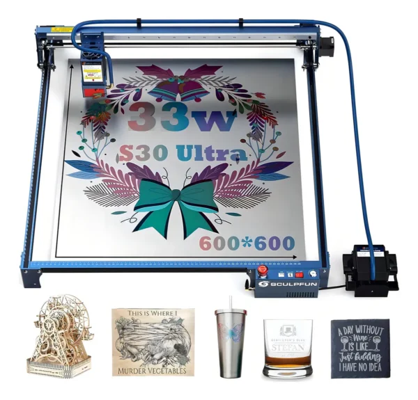 Grabadora Láser Sculpfun S30 Ultra 33W