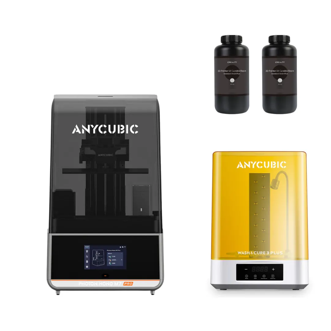 Anycubic Photon Mono M7 Pro + Lavadora Wash Cure 3 Plus + 2 Resinas