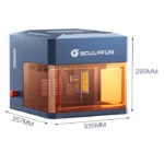 Grabadora laser SCULPFUN iCube Ultra Luz azul dual de 12 W + luz infrarroja de 1,2 W
