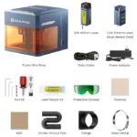 Grabadora laser SCULPFUN iCube Ultra Luz azul dual de 12 W + luz infrarroja de 1,2 W
