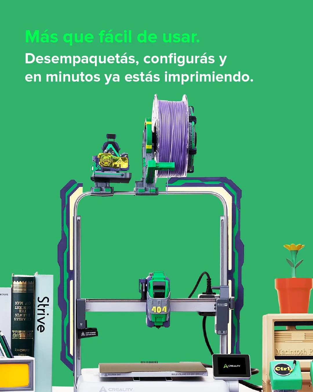 Impresora 3D Creality Ender 3 V4 Combo FDM Entrega Inmediata - Imagen 8