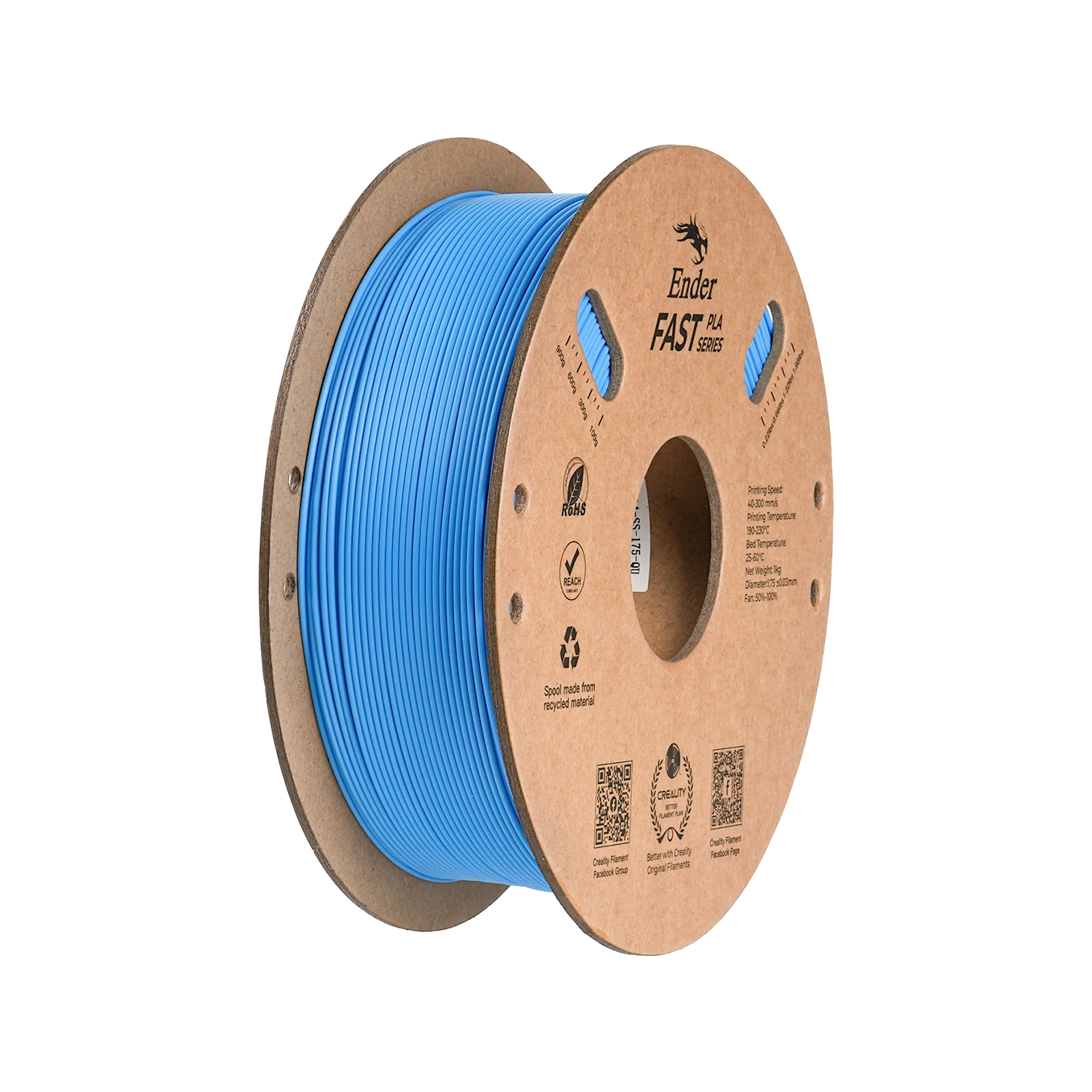 Filamento Creality Ender Fast PLA Celeste 1 kg