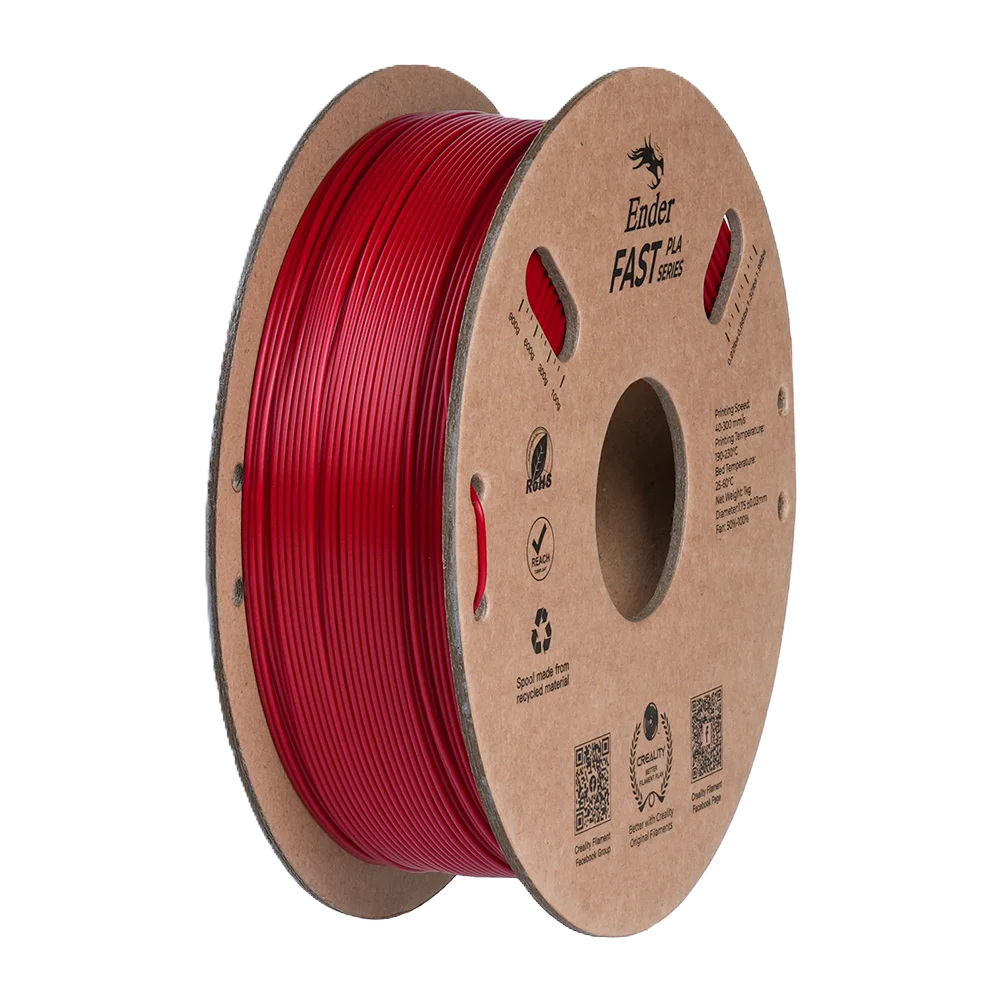 Filamento Creality Ender Fast PLA Rojo Fuego 1 kg