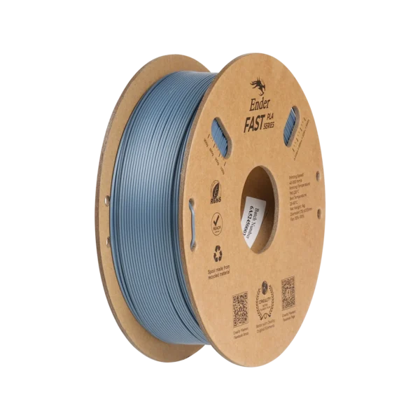Filamento Creality Ender Fast PLA Gris Claro 1 kg