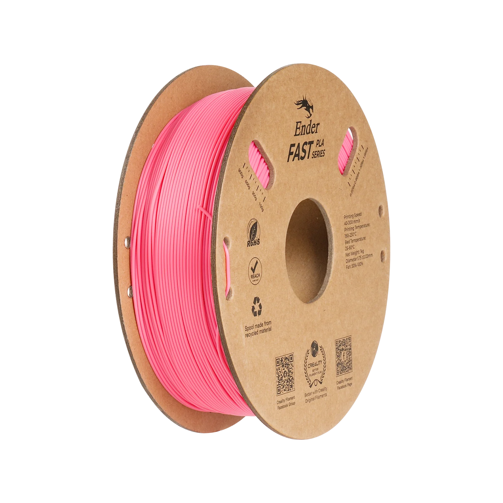 Filamento Creality Ender Fast PLA Rosa 1 kg