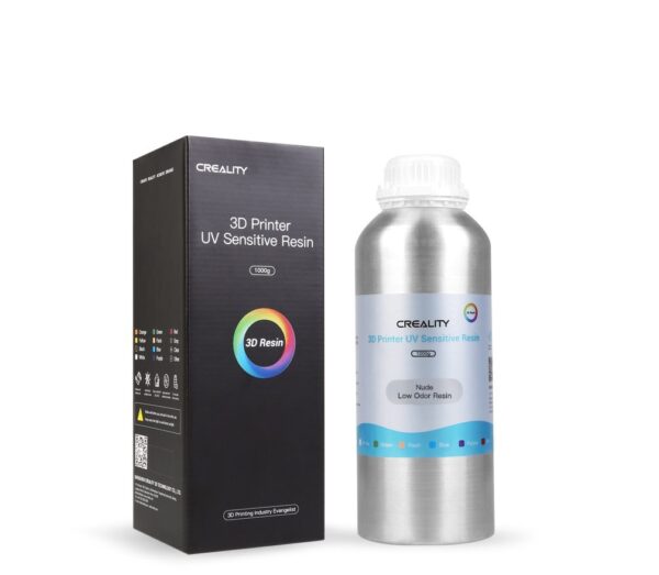 Resina Creality Bajo Olor Transparente Botella Aluminio 500g
