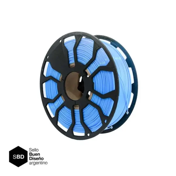 Filamento 3D PLA Hellbot 1KG 1,75mm Celeste