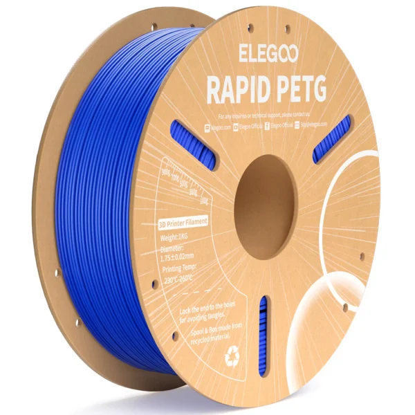 Filamento Elegoo PETG Rápido 1,75 mm 1 kg Azul