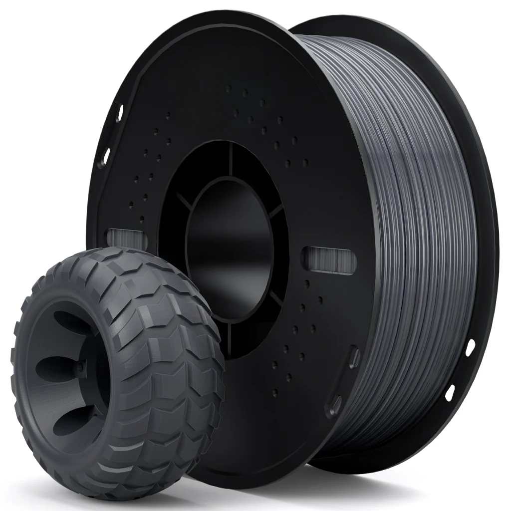 Filamento Elegoo TPU 95A 1,75 mm 1 kg Gris – Bobina Plástica