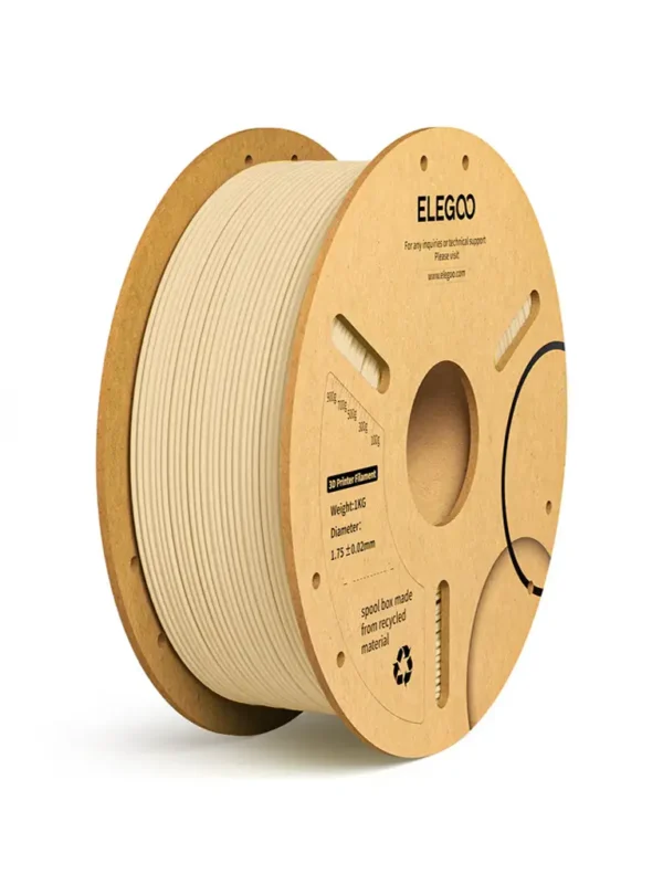 Filamento Elegoo PLA+ Rápido 600 mm/s 1,75 mm 1 kg Beige