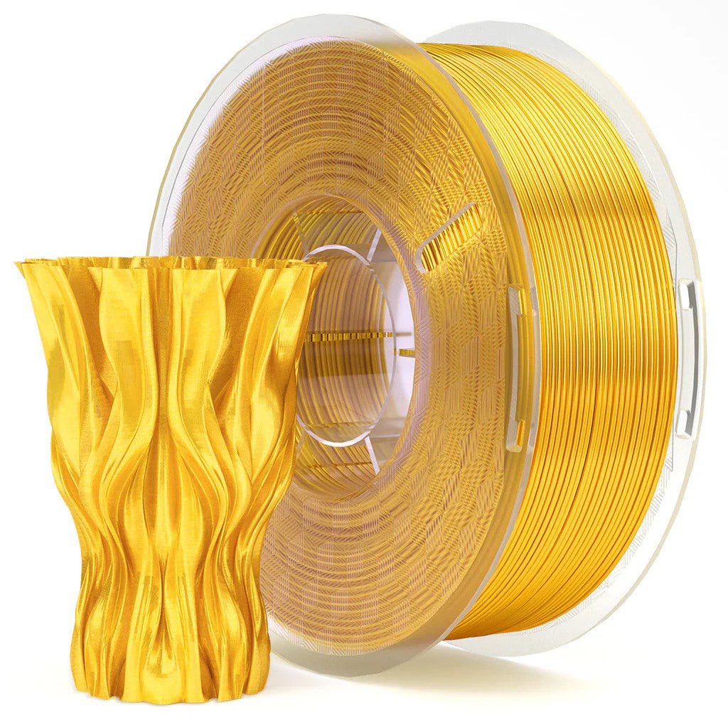 Filamento Elegoo Silk PLA 1.75mm 1kg Dorado