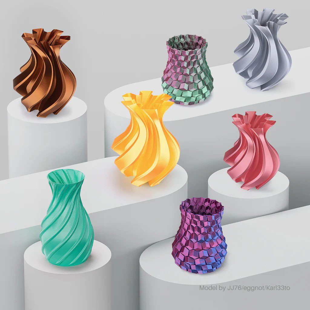 Filamento Elegoo Silk PLA 1.75mm 1kg Dorado