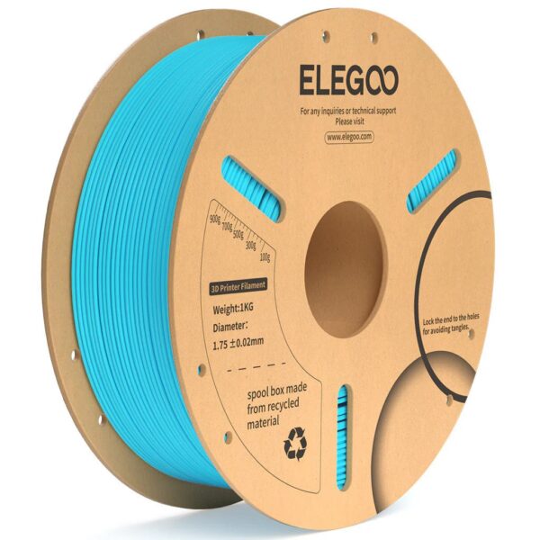 Filamento Elegoo PLA+ 1.75mm 1kg Azul Cielo