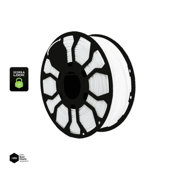PLA Hellbot 1KG 1,75mm – Blanco – LOCK