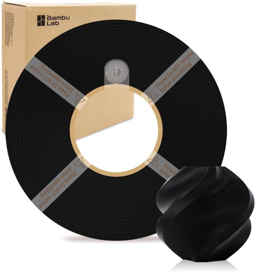 Filamento Bambu Lab PLA Lite Recarga Negro 1 kg