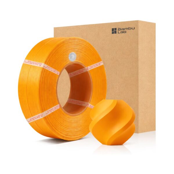 Filamento Bambu Lab PLA Lite Recarga Naranja 1 kg