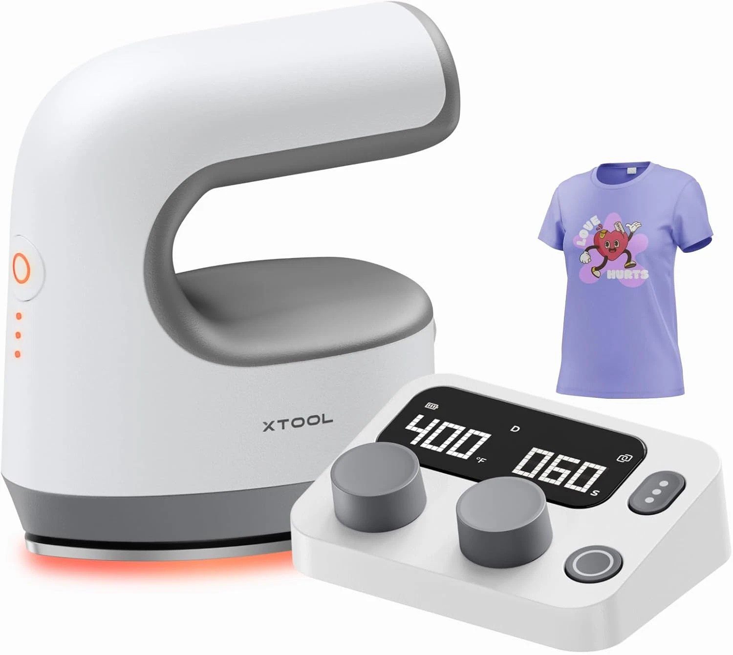 xTool Mini Heat Press Inalámbrica 205°C | Prensa Térmica Portátil para Vinilo y Sublimación - Preventa Agosto