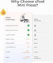 Prensa Térmica Portátil xTool Mini Heat Press con Control Inalámbrico