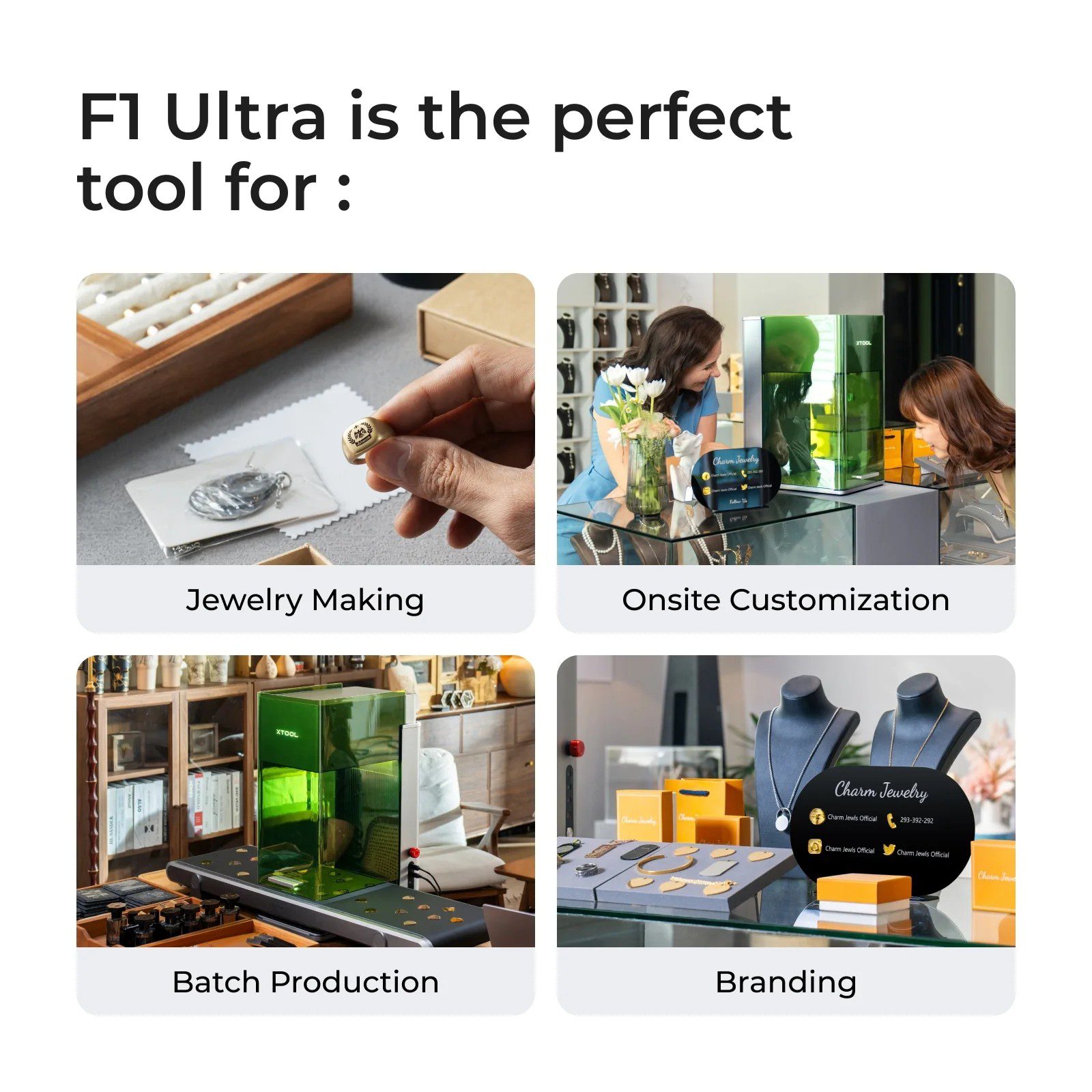 xTool F1 Ultra 20W Fiber & Diode Dual Laser Engraver - Preventa Agosto - Imagen 3