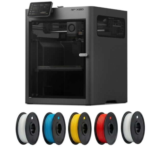Impresora 3D Bambu Lab X2D + 5 kg de Filamento