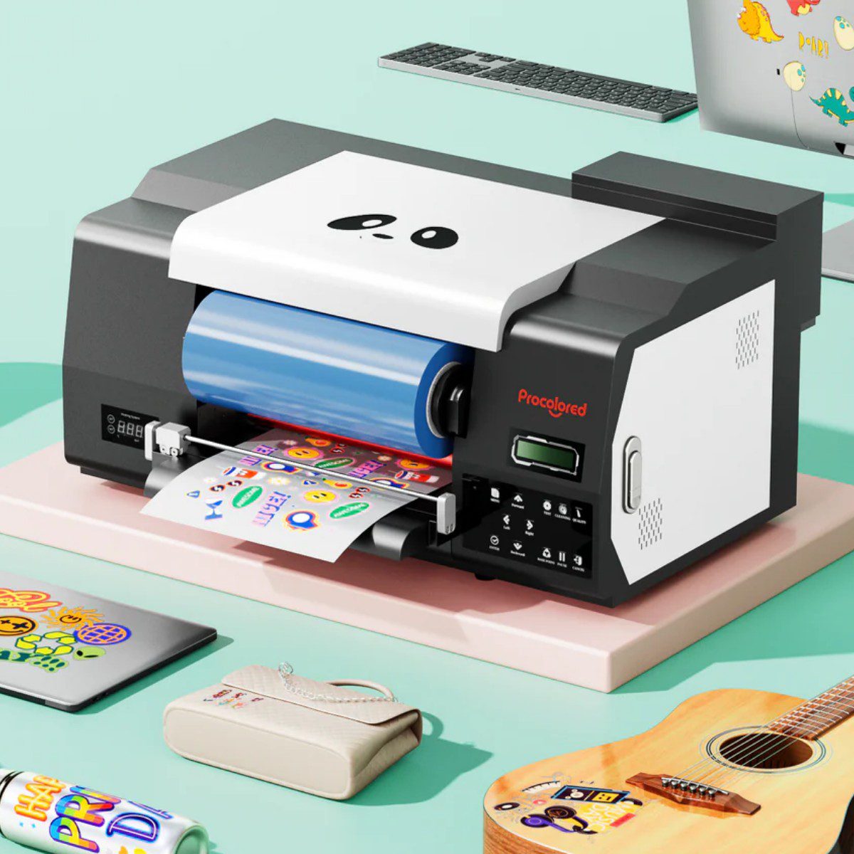 Impresora UV DTF Procolored VF13 Pro Panda A3+ Doble XP600