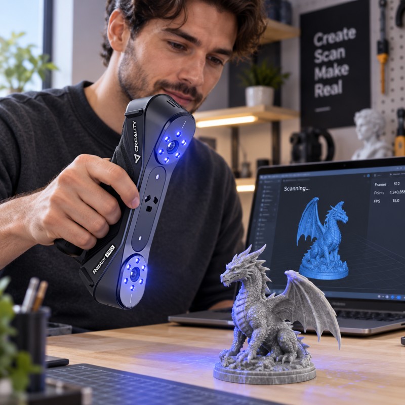 Escáner 3D Creality CR Scan Raptor Pro