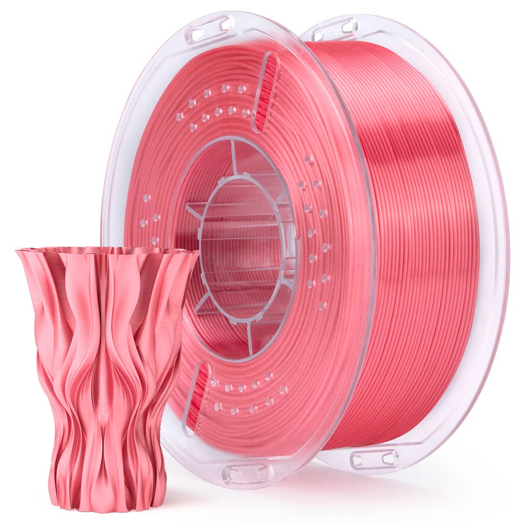 Filamento Elegoo Silk PLA 1.75mm 1kg Rosa Coral