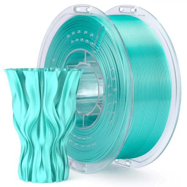 Filamento Elegoo Silk PLA 1.75mm 1kg Verde Menta