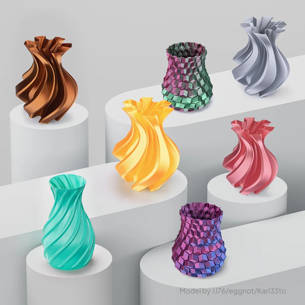 Filamento Elegoo Silk PLA 1.75mm 1kg Verde Menta